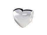 SilveRado™ MAU026 Sterling Silver Double Heart Bead / Charm
