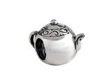 SilveRado™ MAU031 Sterling Silver Teapot Bead / Charm
