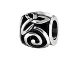 SilveRado™ MIB022 Sterling Silver Celtic Infinite Spiral Bead / Charm