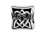 SilveRado™ MIB082 Sterling Silver Celtic Hearts and Trinity Bead / Charm