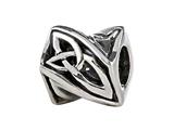 SilveRado™ MIB103 Sterling Silver Celtic Infinitely Twisted Bead / Charm