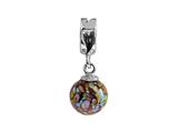 SilveRado™ MMD004 Murano Glass Dangle Ball Arabian Nights Pandora Compatible Bead / Charm