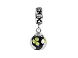 SilveRado™ MMD012 Murano Glass Dangle Ball Summer Night Bead / Charm