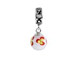 SilveRado™ MMD013 Murano Glass Dangle Ball Miss Minki Bead / Charm