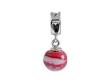 SilveRado™ MMD016 Murano Glass Dangle Ball Mon Cherie Pandora Compatible Bead / Charm