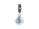 SilveRado™ MMD017 Murano Glass Dangle Ball Wind Dance Bead / Charm