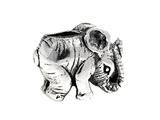 SilveRado™ MS001 Sterling Silver Elephant Bead / Charm