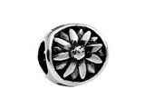 SilveRado™ MS019 Sterling Silver Gazania Pandora Compatible Bead / Charm