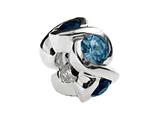 SilveRado™ MS050-5BT Sterling Silver Select Stone-Blue Topaz