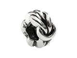 SilveRado™ MS055 Sterling Silver Slip Knot Spacer Bead / Charm