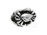SilveRado™ MS154 Sterling Silver Double Crab Bead / Charm