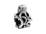 SilveRado™ MS173 Sterling Silver Octopus Bead / Charm