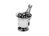 SilveRado™ MS207 Sterling Silver Champagne on Ice Bead / Charm