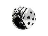 SilveRado™ MS213 Sterling Silver Two Lady Beetles Bead / Charm