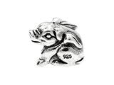 SilveRado™ MS230 Sterling Silver Flying pig Bead / Charm