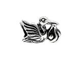 SilveRado™ MS259 Sterling Silver Stork with baby Bead / Charm
