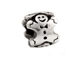 SilveRado™ MS316 Sterling Silver Ginger bread man Bead / Charm