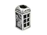 SilveRado™ MS319 Sterling Silver Telephone Box Pandora Compatible Bead / Charm