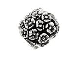 SilveRado™ MS372 Sterling Silver Bridal Flower Bead / Charm