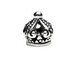 SilveRado™ MS398 Sterling Silver Crown # 6 Bead / Charm
