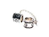 SilveRado™ MS474 Sterling Silver Bolt Safety Chain Bead / Charm