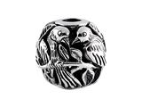 SilveRado™ MS597 Sterling Silver Focal Bird #3 Bead / Charm