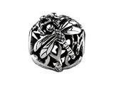 SilveRado™ MS610 Sterling Silver Focal Dragonfly #1 Bead / Charm