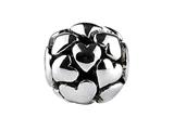 SilveRado™ MS612 Sterling Silver Focal Love Hearts Bead / Charm