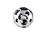 SilveRado™ MS615 Sterling Silver Focal Puzzle Ball Bead / Charm