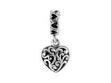 SilveRado™ MS737 Sterling Silver Dangle-One Love Bead / Charm