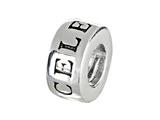 SilveRado™ MUK033 Sterling Silver Celebrate Spacer Bead / Charm