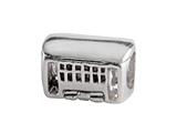 SilveRado™ MUS005 Sterling Silver Trolly Car Bead / Charm
