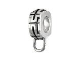 SilveRado™ MUS017 Verado Sterling Silver Cross Carrier Pandora Compatible Bead / Charm