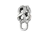 SilveRado™ MUS018 Verado Sterling Silver Chain Design Carrier Pandora Compatible Bead / Charm