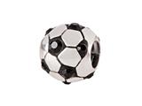SilveRado™ MUS032-0 Bling-Soccer Ball Black Bling
