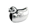 SilveRado™ SRK031 Sterling Silver Kidz Bath Time Duck Bead / Charm