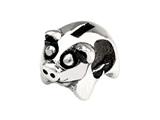 SilveRado™ SRK109 Sterling Silver Kidz Piggy Bank Bead / Charm