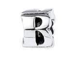 SilveRado™ SRM038 Sterling Silver Letter B Bead / Charm