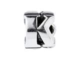 SilveRado™ SRM047 Sterling Silver Letter K Pandora Compatible Bead / Charm