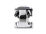 SilveRado™ SRM056 Sterling Silver Letter T Bead / Charm