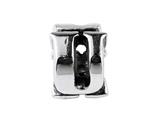 SilveRado™ SRM057 Sterling Silver Letter U Bead / Charm