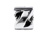 SilveRado™ SRM062 Sterling Silver Letter Z Pandora Compatible Bead / Charm