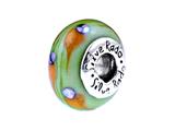 SilveRado™ SW14 Murano Glass Cosmic Shower Bead / Charm