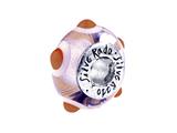 SilveRado™ TD18 Murano Glass Tickled Pink Bead / Charm