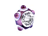 SilveRado™ TD19 Murano Glass Tea Rose Bead / Charm