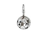SilveRado™ VR003 Verado Sterling Silver Man of the Match Pandora Compatible Bead / Charm with Lobster Clasp