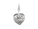 SilveRado™ VR005 Verado Sterling Silver Romance Pandora Compatible Bead / Charm with Lobster Clasp
