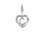 SilveRado™ VR022 Verado Sterling Silver Letter C Bead / Charm with Lobster Clasp