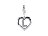 SilveRado™ VR031 Verado Sterling Silver Letter L Bead / Charm with Lobster Clasp