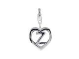 SilveRado™ VR045 Verado Sterling Silver Letter Z Bead / Charm with Lobster Clasp
